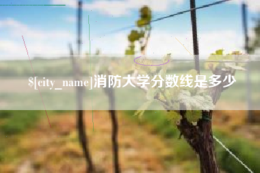 潜江消防大学分数线是多少