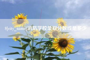 潜江消防学校录取分数线是多少
