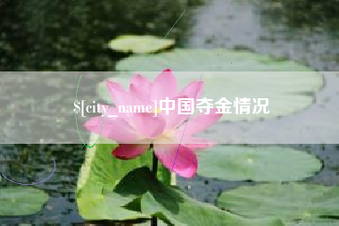 潜江中国夺金情况