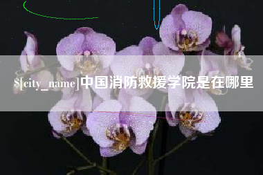 潜江中国消防救援学院是在哪里