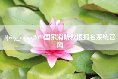 潜江2020国家消防救援报名系统官网