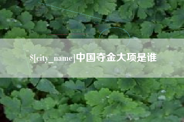 潜江中国夺金大项是谁