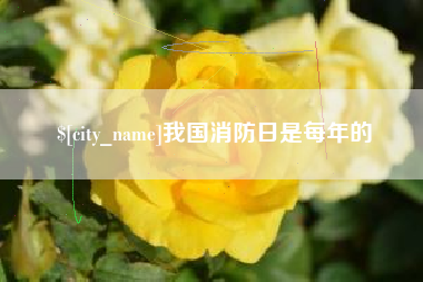 潜江我国消防日是每年的