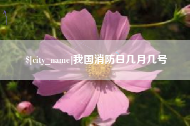 潜江我国消防日几月几号