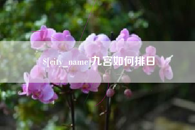 潜江九宫如何排日