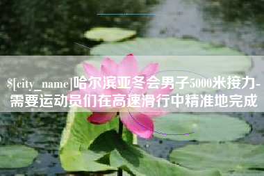 潜江哈尔滨亚冬会男子5000米接力-需要运动员们在高速滑行中精准地完成
