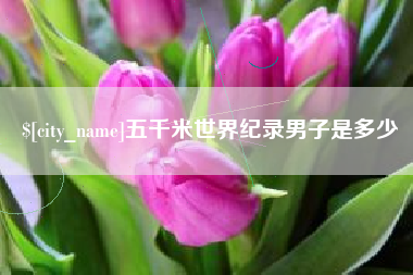 潜江五千米世界纪录男子是多少