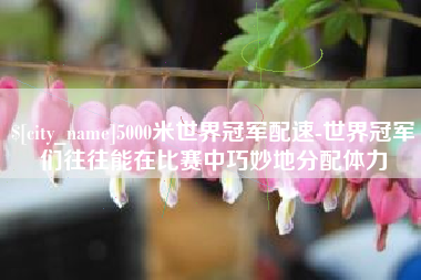 潜江5000米世界冠军配速-世界冠军们往往能在比赛中巧妙地分配体力