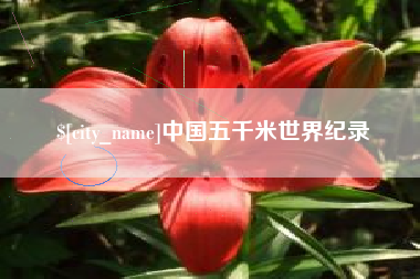 潜江中国五千米世界纪录