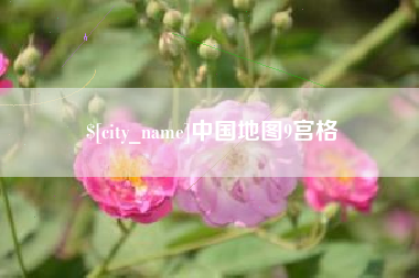 潜江中国地图9宫格