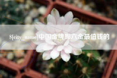 潜江中国金牌哪六金最值钱的
