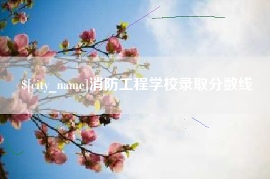 潜江消防工程学校录取分数线