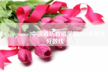 潜江中国消防救援学院2021年招生分数线
