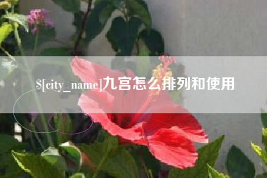 潜江九宫怎么排列和使用