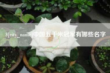 潜江中国五千米冠军有哪些名字