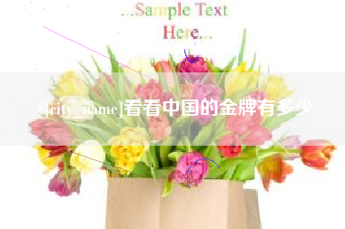 潜江看看中国的金牌有多少